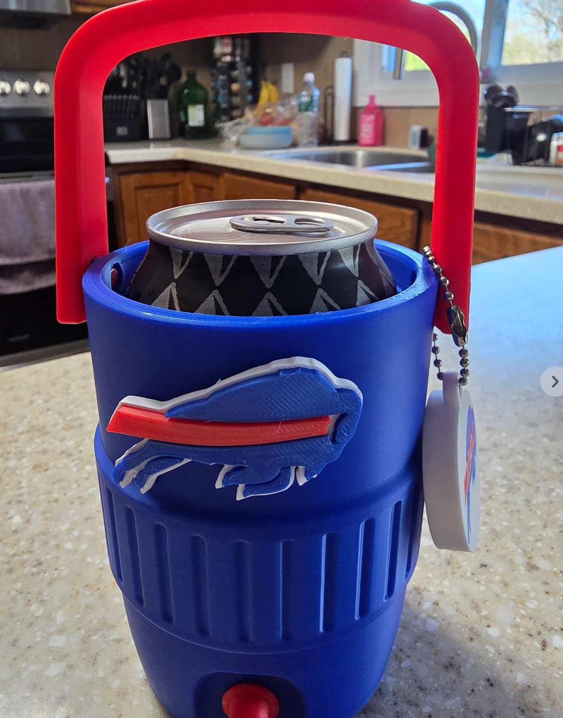 FOOTBALL FAV TEAMS-3D PRINTED CUSTOM 12 OUNCE CAN HOLDERS