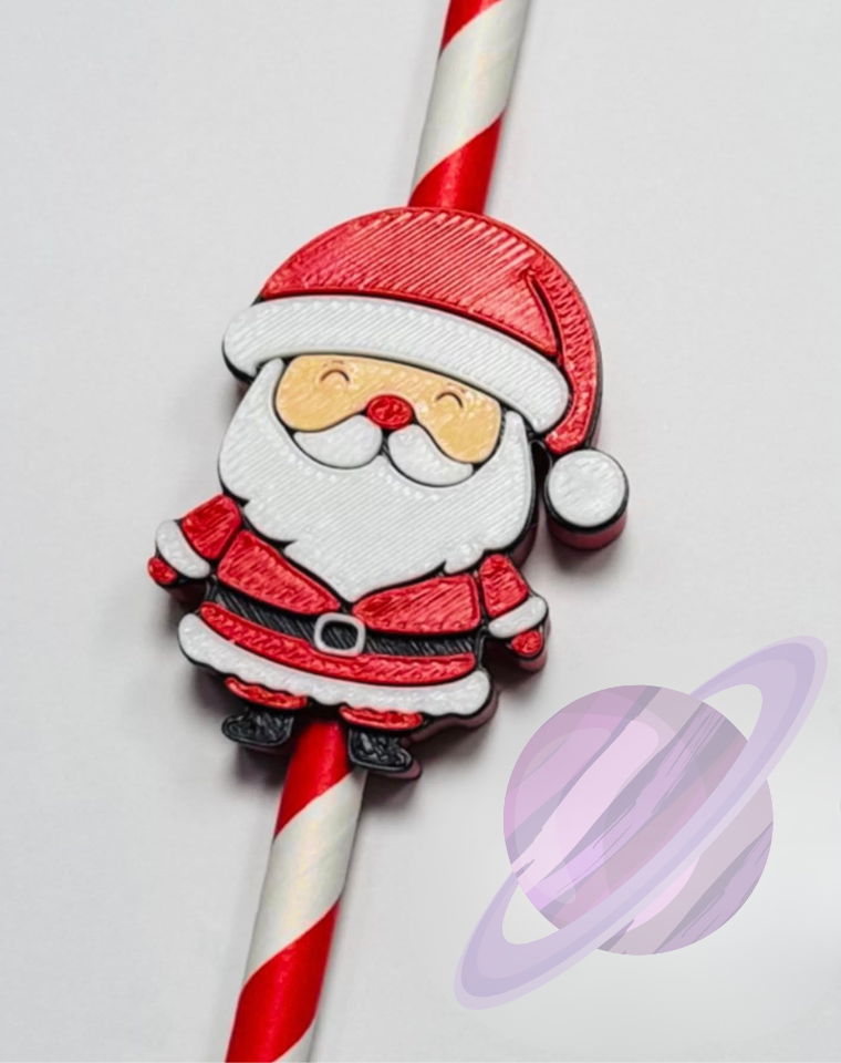 FUDGE- 3D PRINTED STRAW CHARM